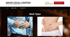 Desktop Screenshot of meshlegalcenter.com